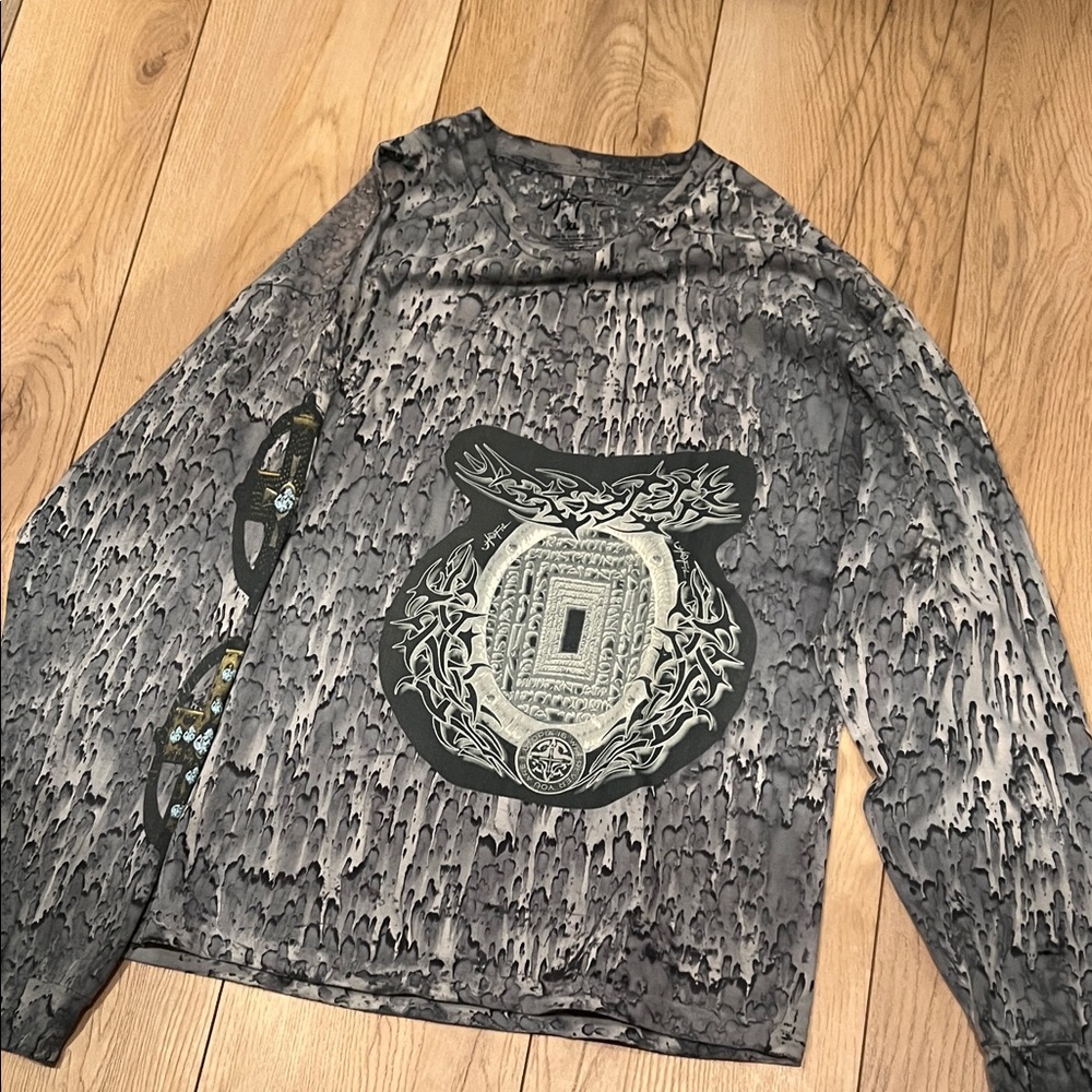 Travis Scott Gray Long Sleeve Tee